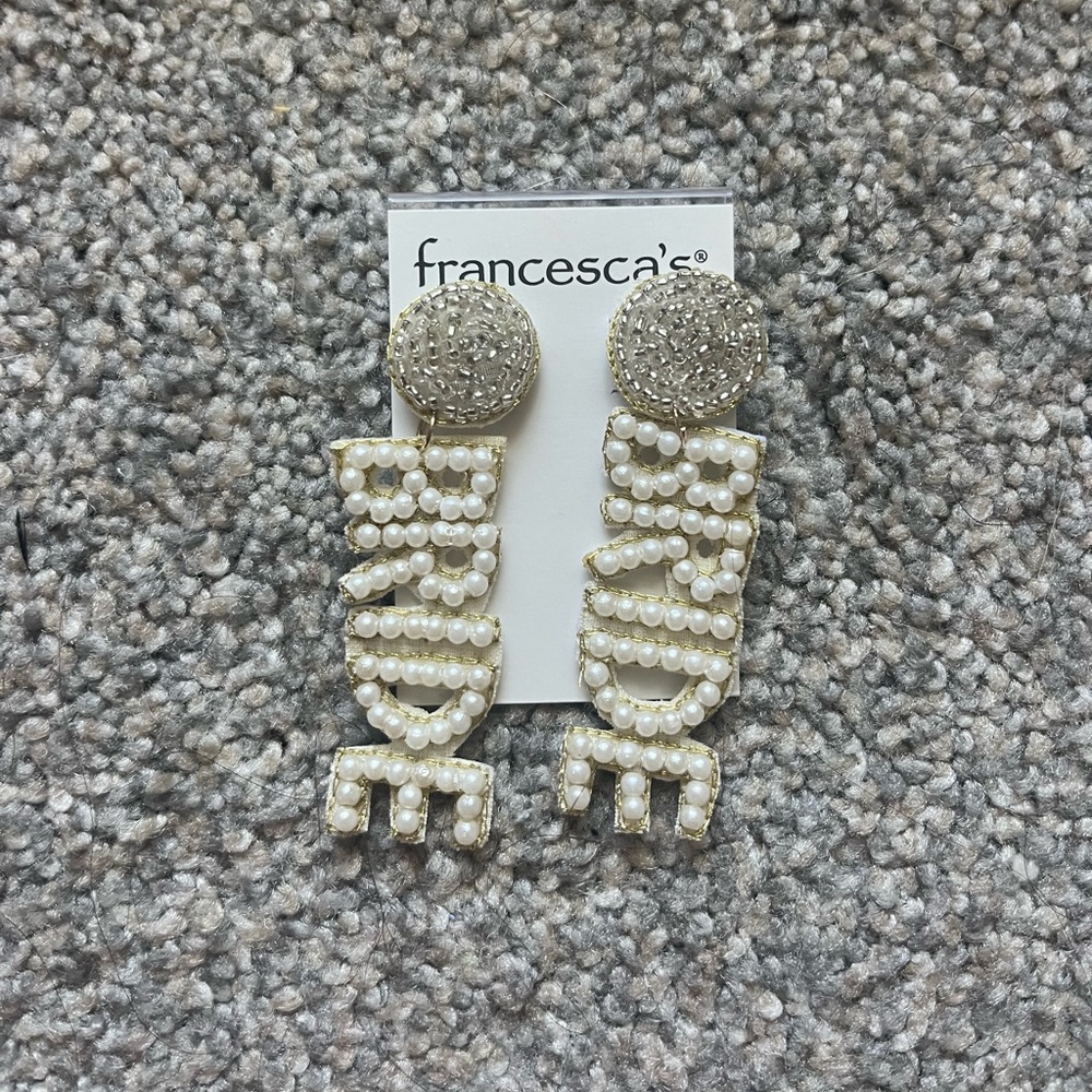 Bride earrings